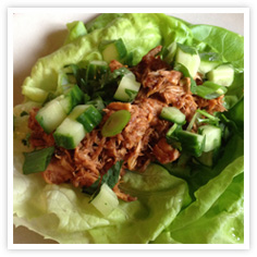 Hoisin Chicken Lettuce Wraps