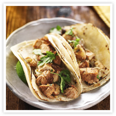 Asian Chicken and Shiitake Tacos