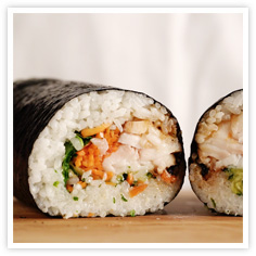 Black Cod Sushi Burrito