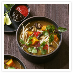 Pumpkin Pho with Ginger Hoisin Broth