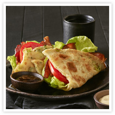 BLT Scallion Pancake Sandwich