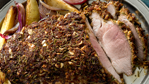 Umami-Crusted Pork Roast