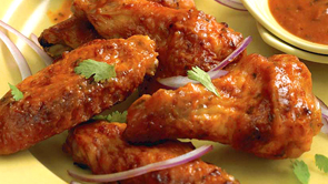 Orange Hot Wings