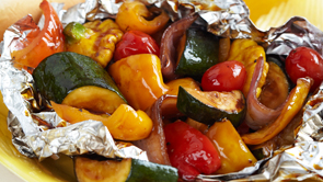 Asian Style Grilled Veggie Packets