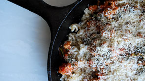 Panko Crusted Baked Pasta