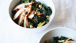 Asian Kale Slaw with Grilled Chicken