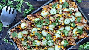 Slow Cooker Asian Pulled Chicken Nachos