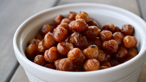 Soy Ginger Roasted Chickpeas