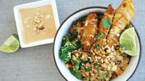 Riced Cauliflower with Peanut Satay