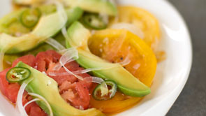 Heirloom Tomato and Avocado Salad