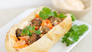 Teriyaki Meatball Sub Sandwiches