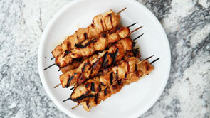 Sweet and Spicy Chicken Skewers