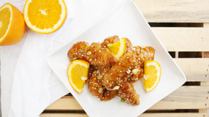 Sticky Orange Chicken Tenders