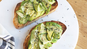 Cucumber Avocado Toast