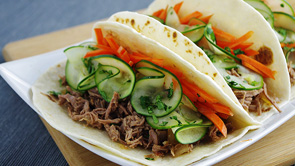 Asian-Inspired Shredded Beef Tacos