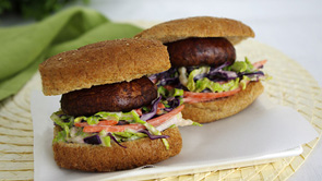 Portobello Mushroom Sliders with Asian Slaw