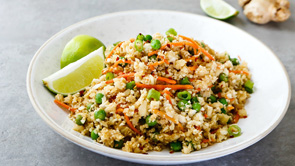 Ginger Lime Cauliflower Fried Rice