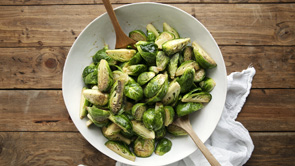 Maple Soy Grilled Brussels Sprouts