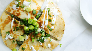 Pineapple Soy Steak Quesadillas