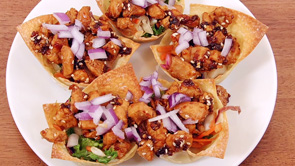 Teriyaki Chicken Salad Cups