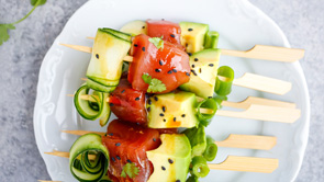 Tuna Poke Skewers