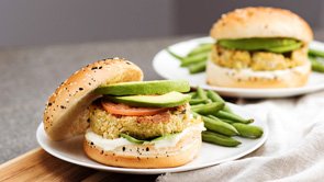 Cauliflower Chickpea Burger