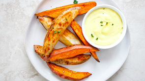 Steak Fries with Thai Yellow Curry Aioli