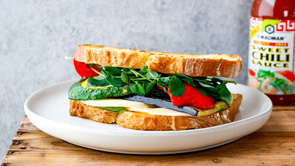 Thai Sweet Chili Grilled Vegetable Sandwich