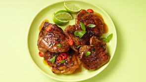 Grilled Thai Chicken Thighs