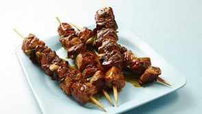 Sticky-Sweet Grilled Chicken Skewers