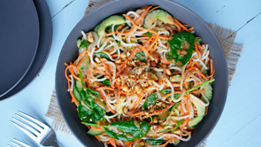 Salad Rolls in a Bowl