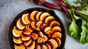 Skillet Roasted Root Vegetables