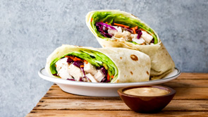 Sunflower and Sesame Chicken Wrap