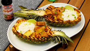 Grilled Pineapple Teriyaki Bowls