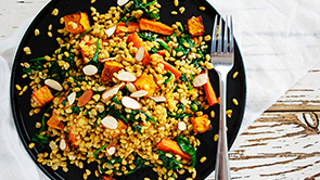 Warm Farro + Root Vegetable Salad