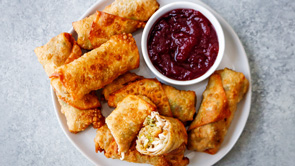 Thanksgiving Leftover Egg Rolls