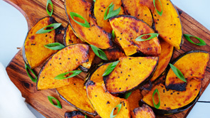 Maple Soy Roasted Squash