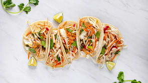 Tilapia Tacos with Sesame Ginger Sauce