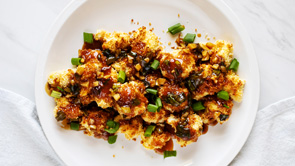 Honey Garlic Baked Cauliflower