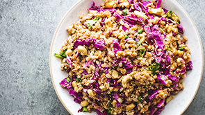 Grainy Farro Crunch Salad