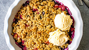 Triple Berry Panko Crumble