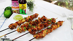 Gluten-Free Sticky-Sweet Grilled Chicken Skewers