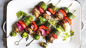 Garlic Herb Vegetable Kabobs