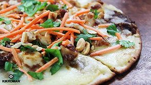 Gluten-Free Grilled Thai Chicken Pizza