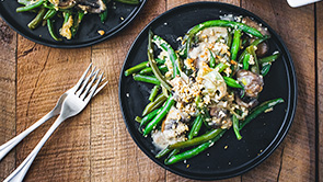 Healthier Green Bean Casserole