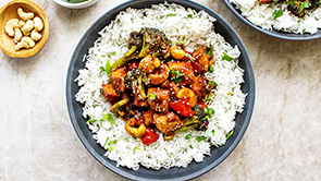 Gluten–Free Pressure Cooker Cashew Chicken