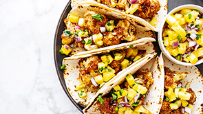 Crunchy Hawaiian Cauliflower Tacos