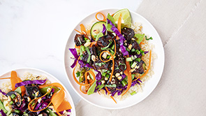 Umami Hoisin Beef and Rice Bowl