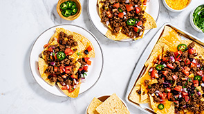 Sheet Pan Nachos with Umami Beef