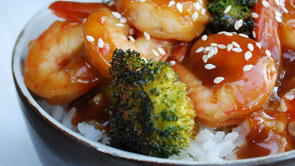 Shrimp Teriyaki Rice Bowl